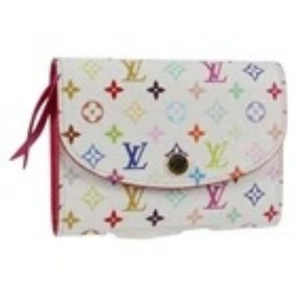 LOUIS VUITTON Multicolor Porte Monnaie Rosary Coin Purse M13399 LV Auth 139205M - Picture 1 of 16